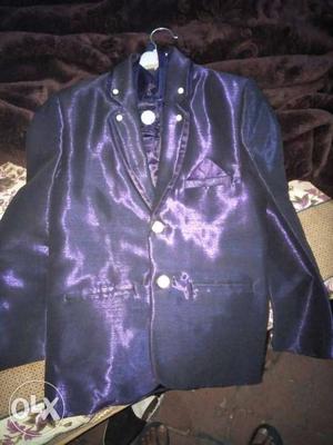 Purple 2 piece coat 10 no bacho ka hai with pant shirt coat