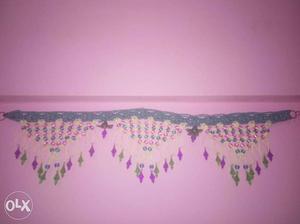 Purple And Yellow Floral Wall Decor