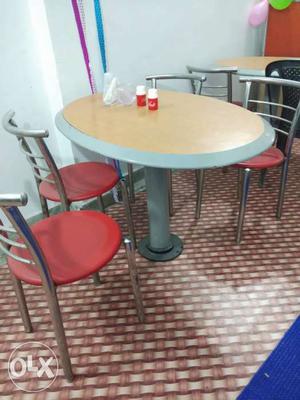 Round Table each table Rs. , New Table cost is 