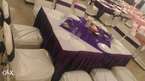 Table seting 250 only and food arrangement stage