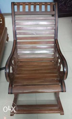 Teak wood easy chair