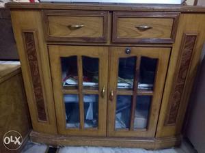 Tv cabinet made from teak wood in good condition