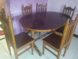 Want to sell 6 seater dinning table in good