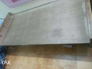 Wooden cot for sale  fixed price 6 feet×3feet
