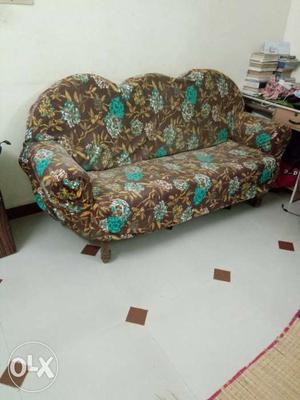 Sofa with cotton cover