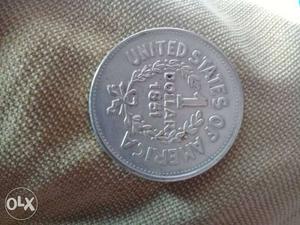 1 $ original silver coin 