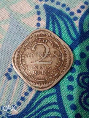 2 anna coin for sale