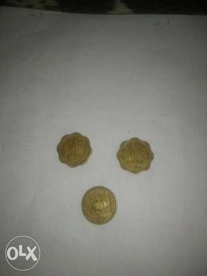 3 old coins