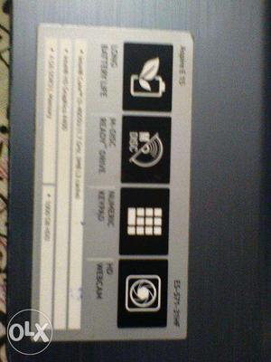 Acer laptop+mouse+adopter