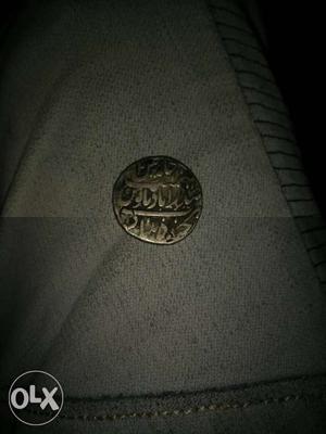 Antique  years old silver coin.
