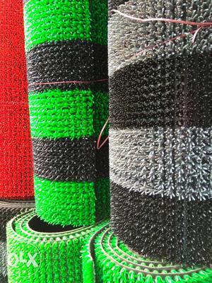 Black And Green Textiles