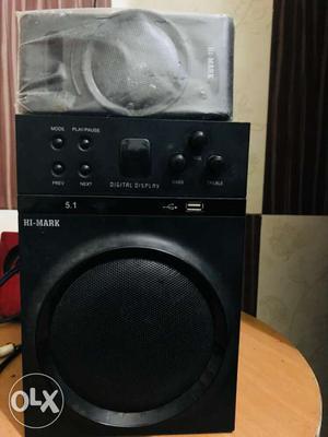 Black Hi-Mark PA Speaker