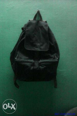 Black Knapsack Backpack