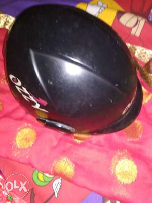 Black Ozzy Half-face Helmet