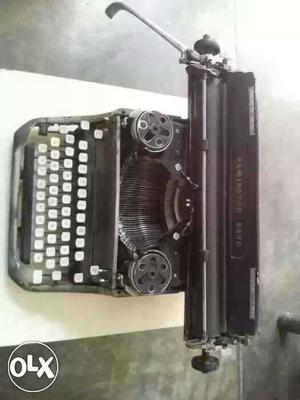Black Vintage Typewriter