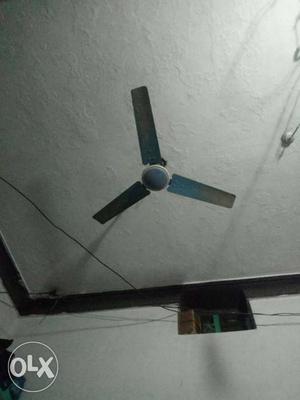Blue 3-bladed Ceiling Fan