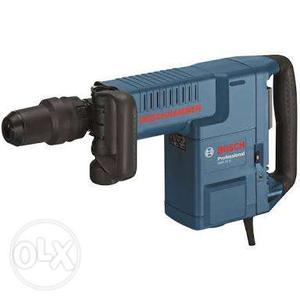Blue And Black Bosch Corded Hammer Drill