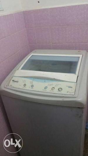 Gray Whirlpool Washing Machine