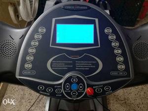 Grey And Blue Treadmill Panel