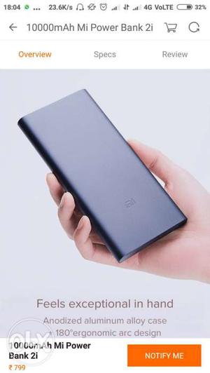 Mi power bank  new piece sell for 