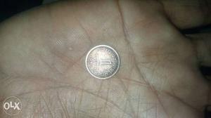 Old copper coin 1 paisa 