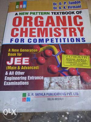 Organic chemistry book, in good condition.