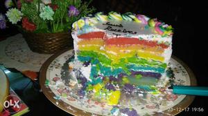 Rainbow cake... Special for birthdays and weddings