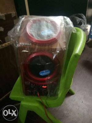 Red And Black Speaker