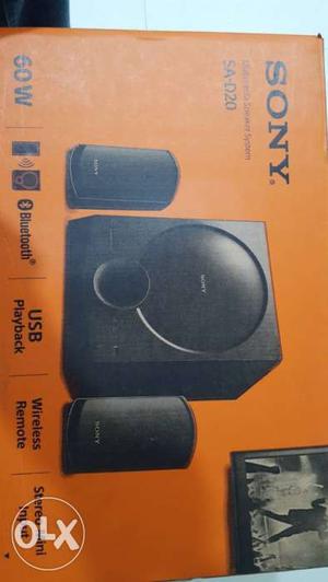 Sony 2.1 speakers brand new one day old reason for selling