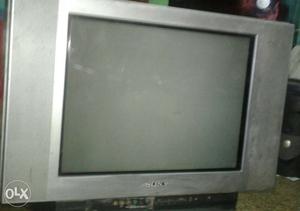 Sony 21 inches grey color tv