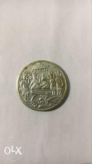 Sree rama pattabishekkam very old coin with