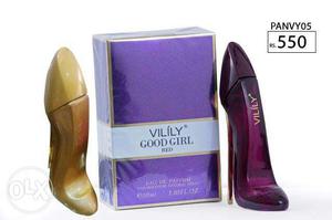 Two 30 Ml Vilily Good Girl Perfume Bottles With Box
