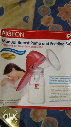 UNUSED Manual breas feeding pump for feeding