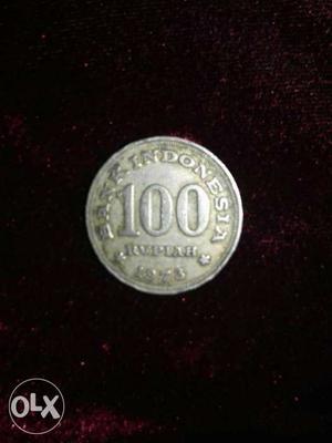  year bank indonesia coin 100 Rupiah