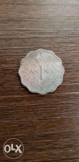 1 Anna Indian victorian time coin.