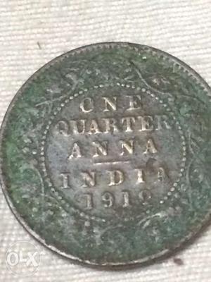105 year old Indian coin