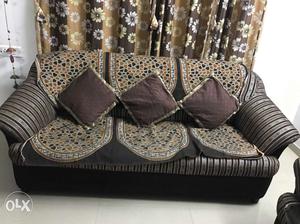 2 year old Fabric Sofa (3 + 1 + 1) for sale in