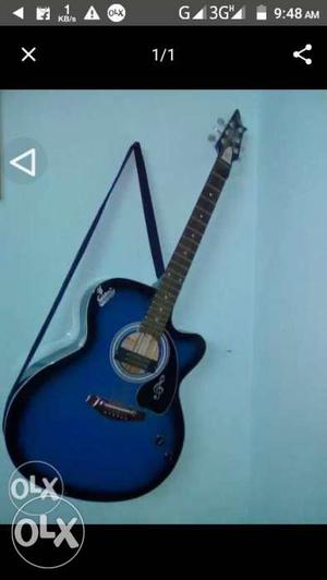 Beautiful guitar with attached pickup no any