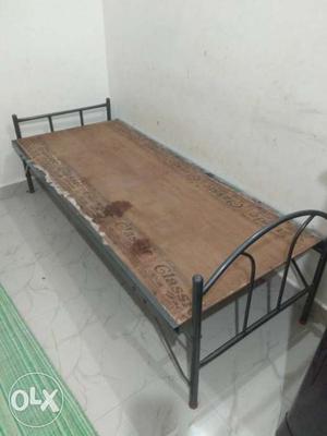 Black And Brown Standard Bed Frame