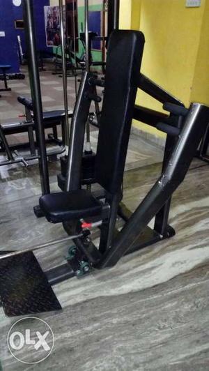 Black Leather Exercise Equipment