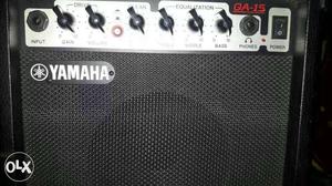 Black Yamaha Guitar Amplifier GA-15