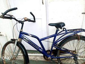 Blue And Black Razorback Bicycle
