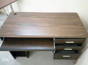 Brown Wooden Computer Desk