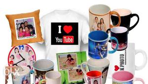 Customised Tshirt and Mugs with your picture