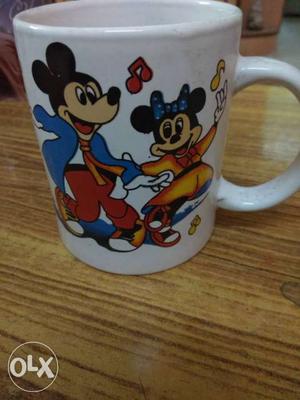 Cute Mickey and Minnie mouse mug