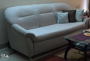 Decor fabric sofa with matching pillows