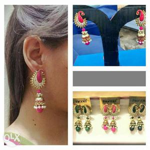 #Designer earrings #Price Rs.89/- only #For