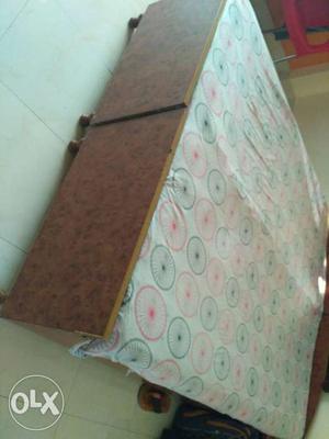 Double bed box pattern very heavy along with