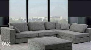 Fabric & Leather sofa as per your color selection