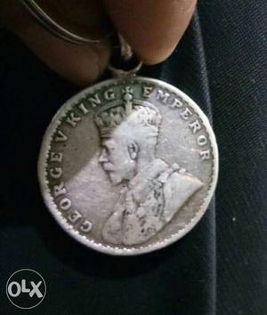 George V King Emperor Coin Pendant